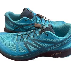 Salomon Vibe Ortholite Impressions Sense Ride Blue Sneakers Women’s Size 8